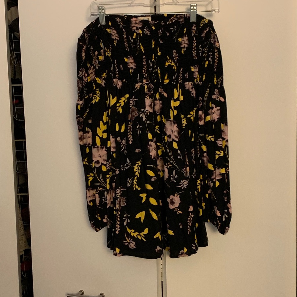 Free people off the shoulder floral dress